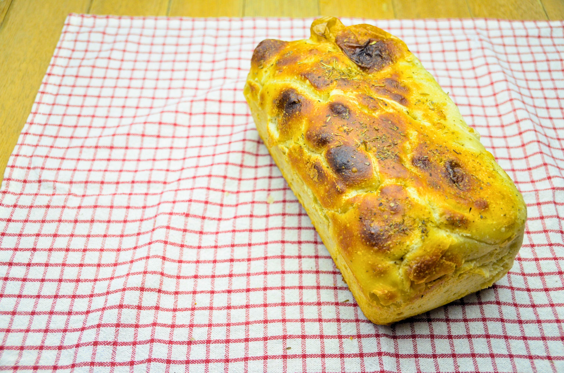 Loaf of Focaccia Sourdough Bread from PanDeSour